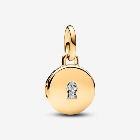 Charm Colgante Pandora Medalla Grabable que se abre