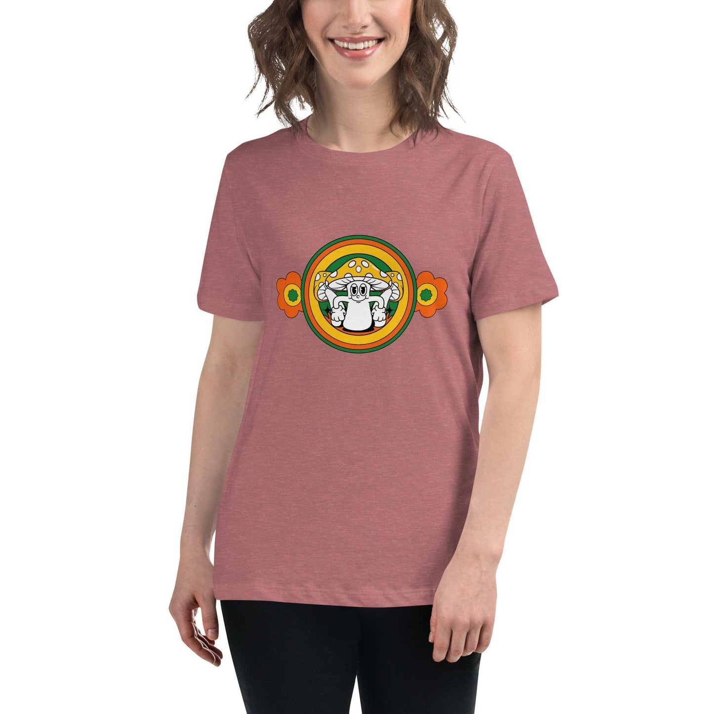Camiseta suelta "Setita floral" | ¡La camiseta perfecta para un look bohemio y chic! - Silvornique