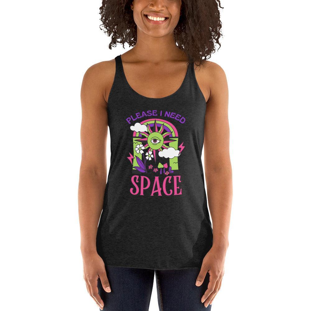 Camiseta deportiva sin mangas "I need Space" | ¡La camiseta perfecta para un look urbano y desenfadado! - Silvornique