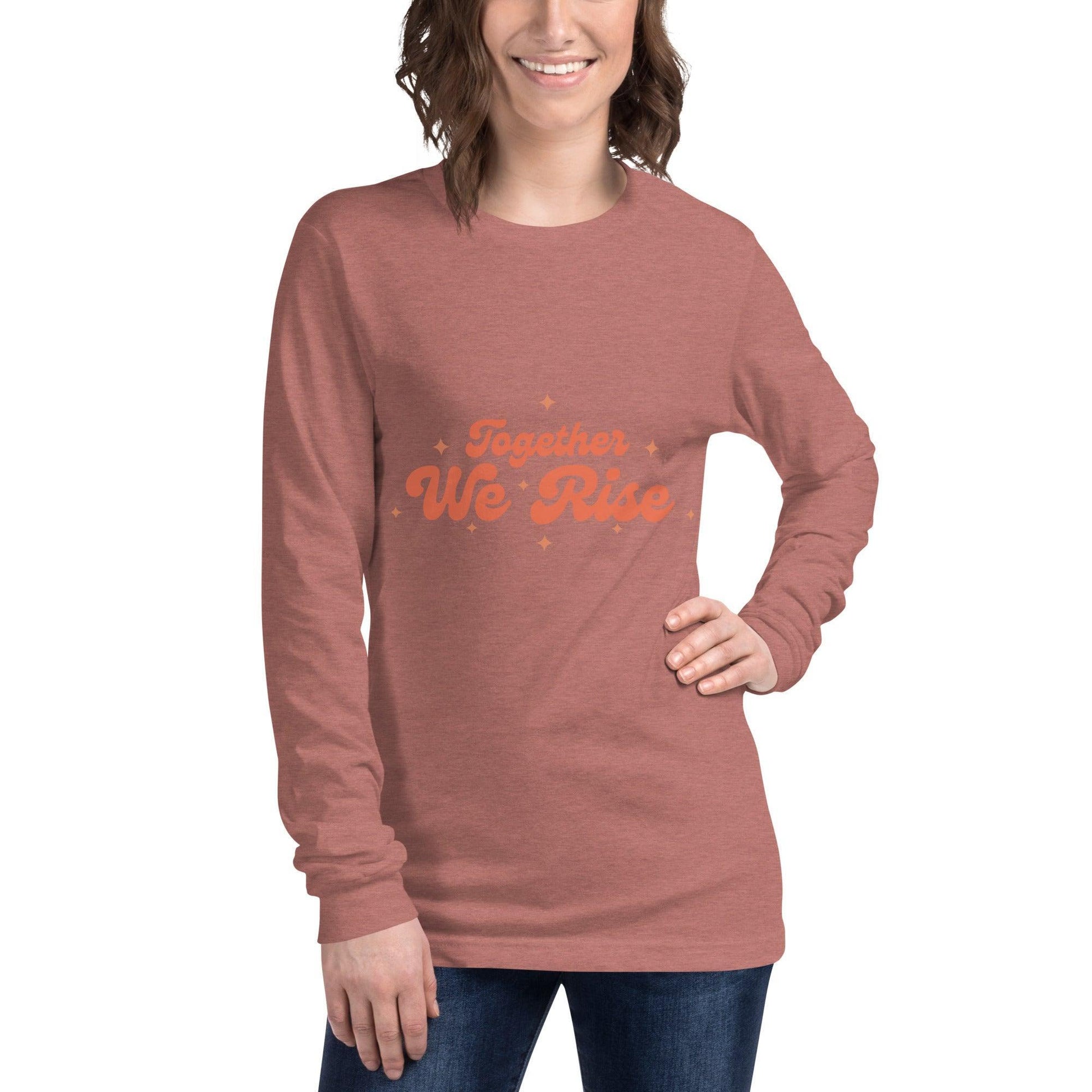 Camiseta manga larga "We Rise" | ¡La camiseta versátil perfecta para cualquier ocasión! - Silvornique