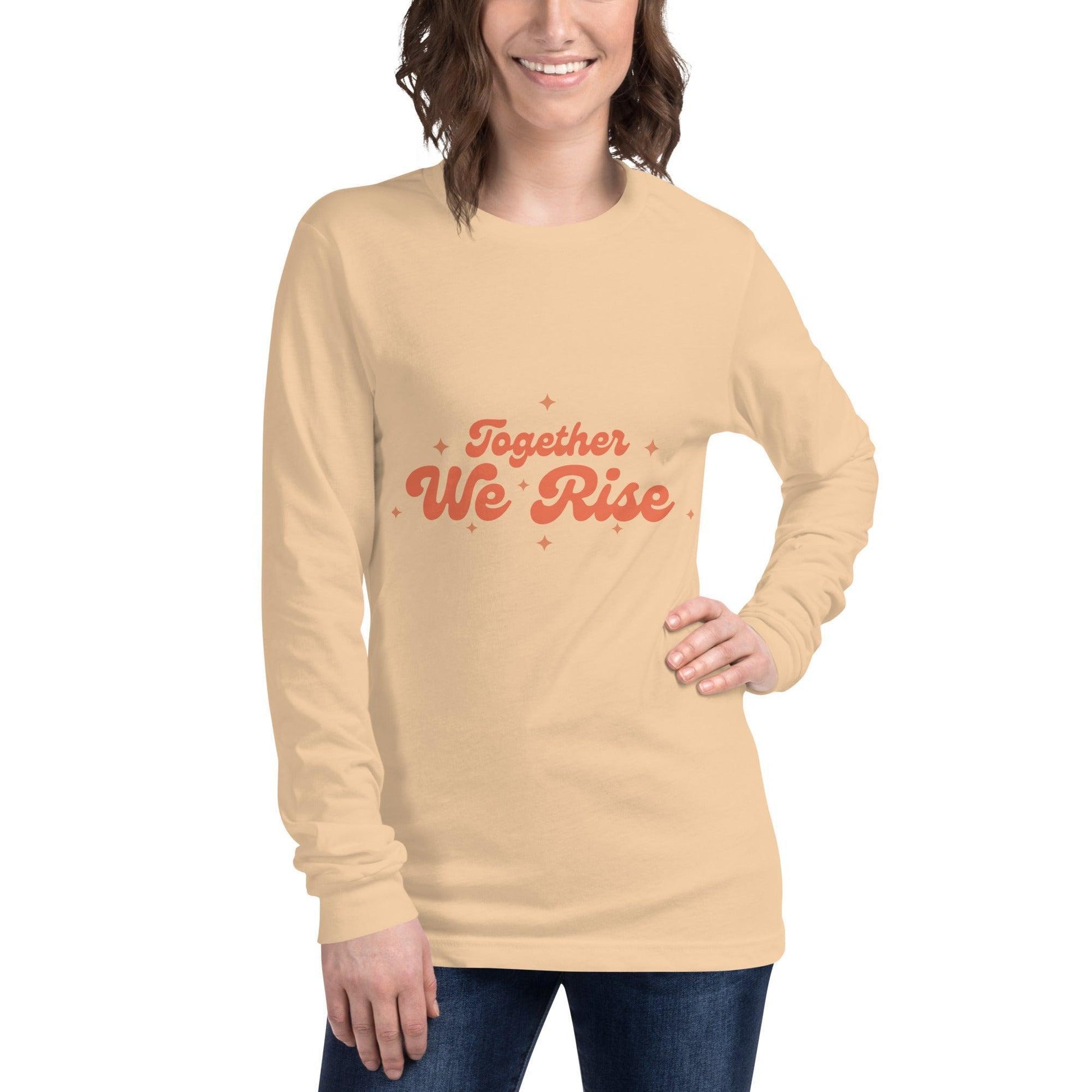 Camiseta manga larga "We Rise" | ¡La camiseta versátil perfecta para cualquier ocasión! - Silvornique