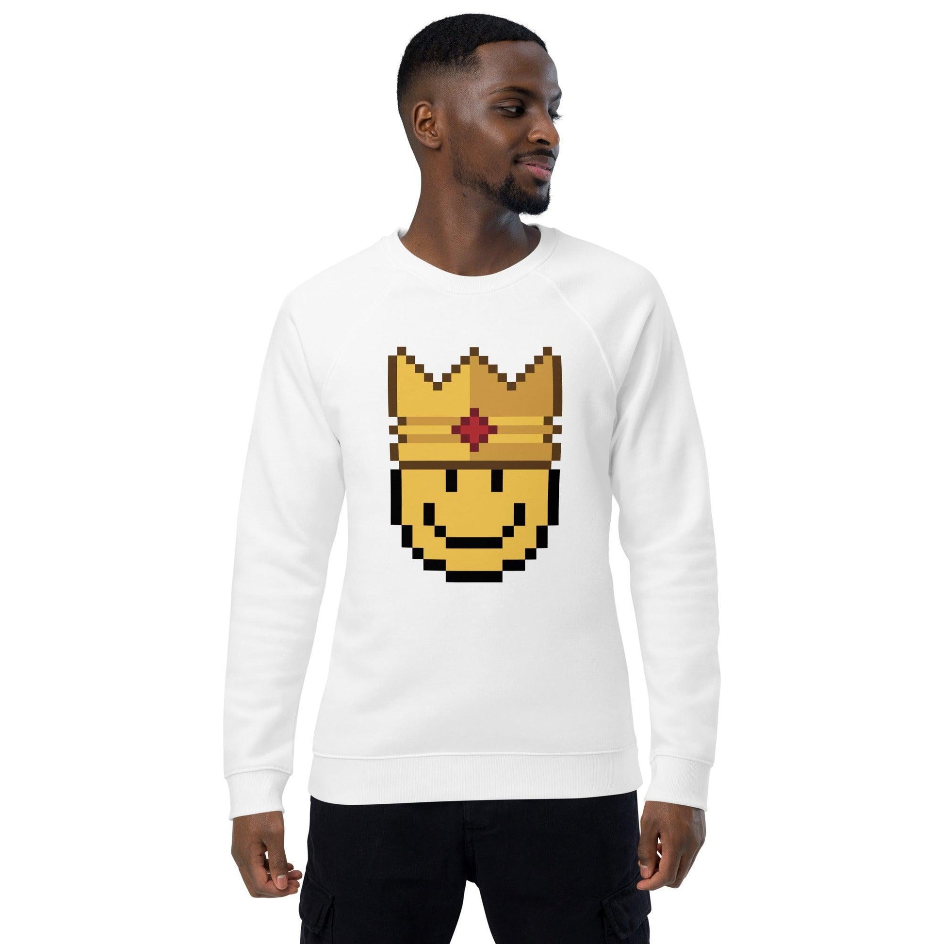 Sudadera Orgánica 'Soy el King' con Manga Raglán y Forro de Felpa - Silvornique