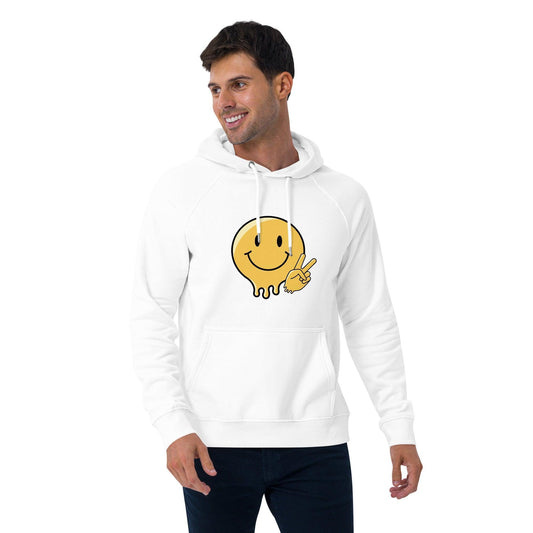 Sudadera con Capucha 'Estoy Happy' - Algodón Orgánico y Poliéster Reciclado - Silvornique